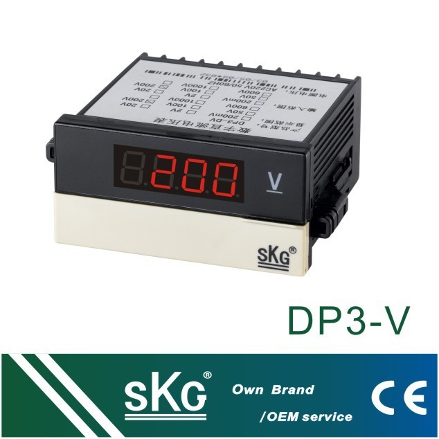 電壓表 數(shù)字電壓表 模擬毫伏表 SKG DP3-V電壓表交流0-500v