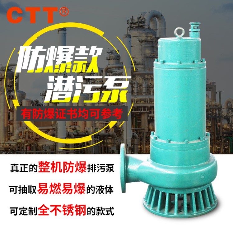 防爆電動(dòng)潛污泵 BT4礦用隔爆型排污泵 防爆污水提升泵 煤礦潛水泵