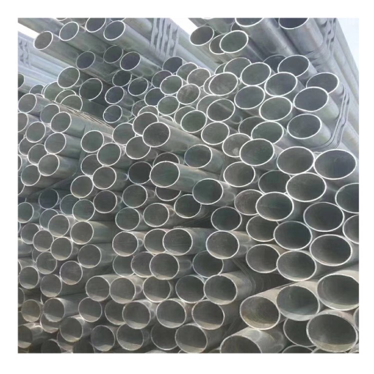 Q235B大口徑鍍鋅管小口徑鍍鋅管熱鍍鋅無縫管鍍鋅方通大棚鋼管