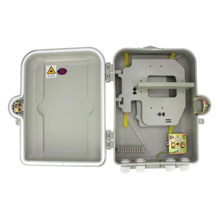 廠家直銷 FTTH樓道光纜分纖箱24芯光纖分纖盒掛壁式分纖盒防水