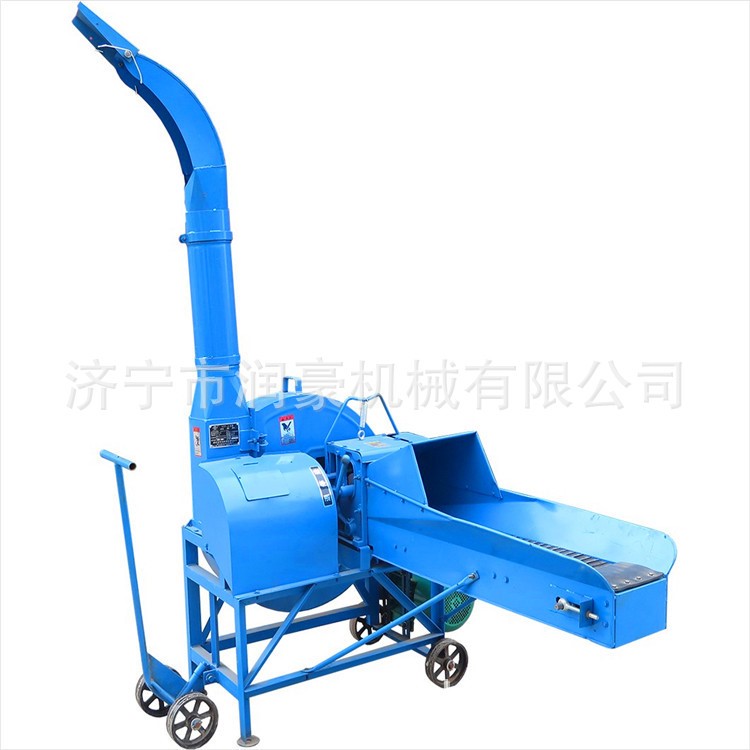 新型大型玉米秸稈鍘草機 干濕兩用青貯飼料鍘段機切碎機
