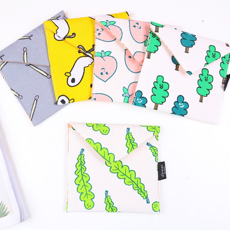 大容量衛生巾收納包 可愛便攜裝姨媽巾袋子放衛生棉巾月事收納包