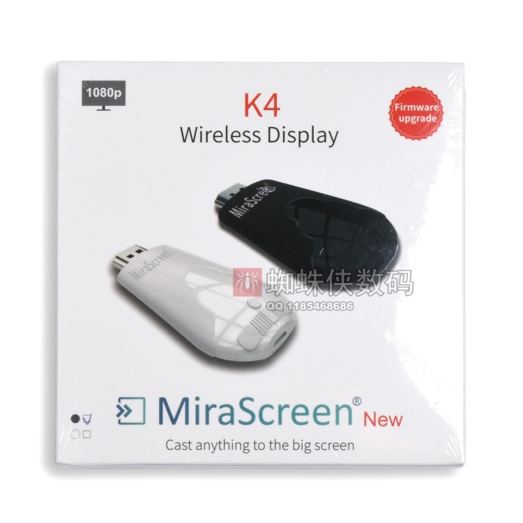 全新 MiraScreen K4 2.4G WIFI 適用蘋果X手機(jī) 平板 電腦無(wú)線同屏