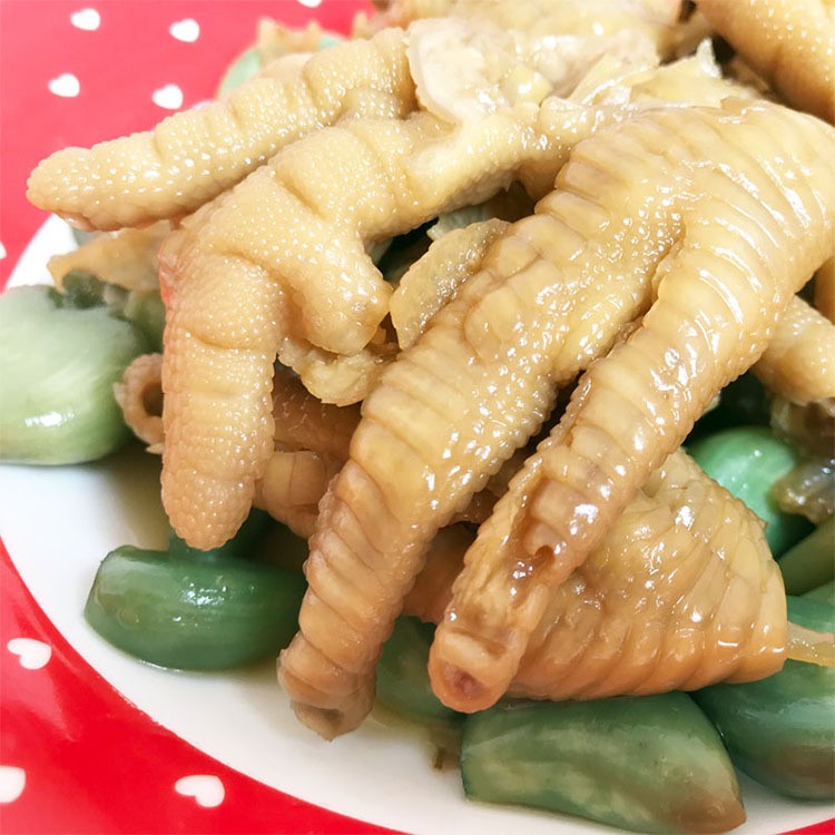 臘八蒜香鳳爪 無骨雞爪 脫骨400g酸甜蒜香即食解膩 辦公室零食