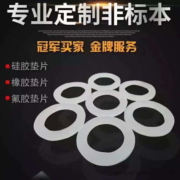 四氟鐵氟龍墊片 尼龍墊片 硅膠平墊 橡膠密封圈 塑料異形墊片定做