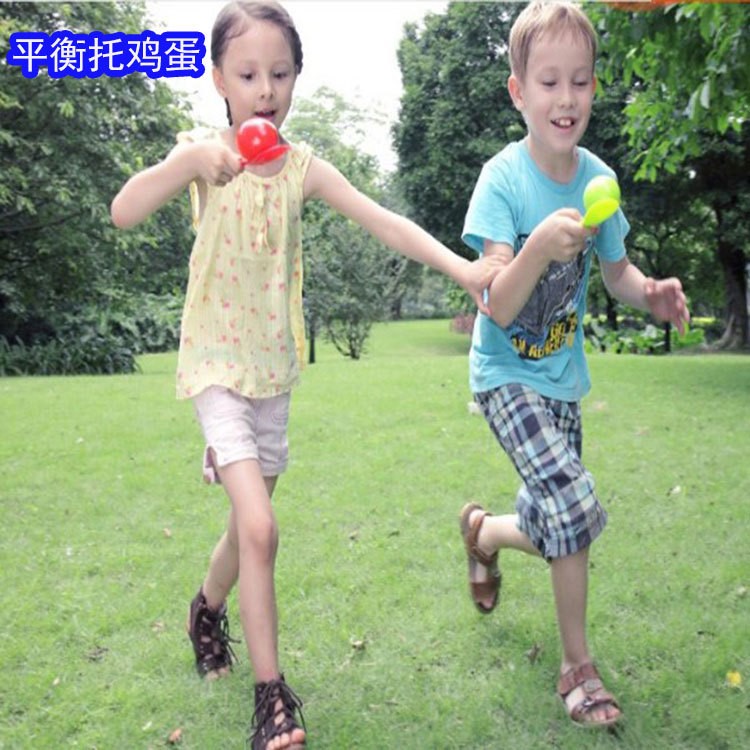 平衡球跑步游戲 體育比賽托雞蛋  幼兒園兒童玩具感統(tǒng)訓(xùn)練器材