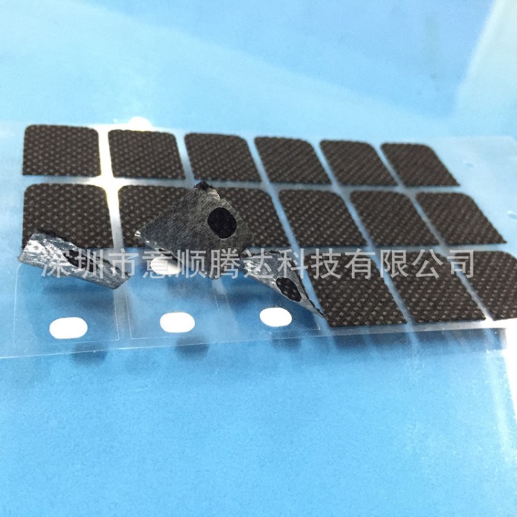 直銷環保黑色尼龍沖孔喇叭防塵網罩電腦機箱散熱網除塵過濾網定制