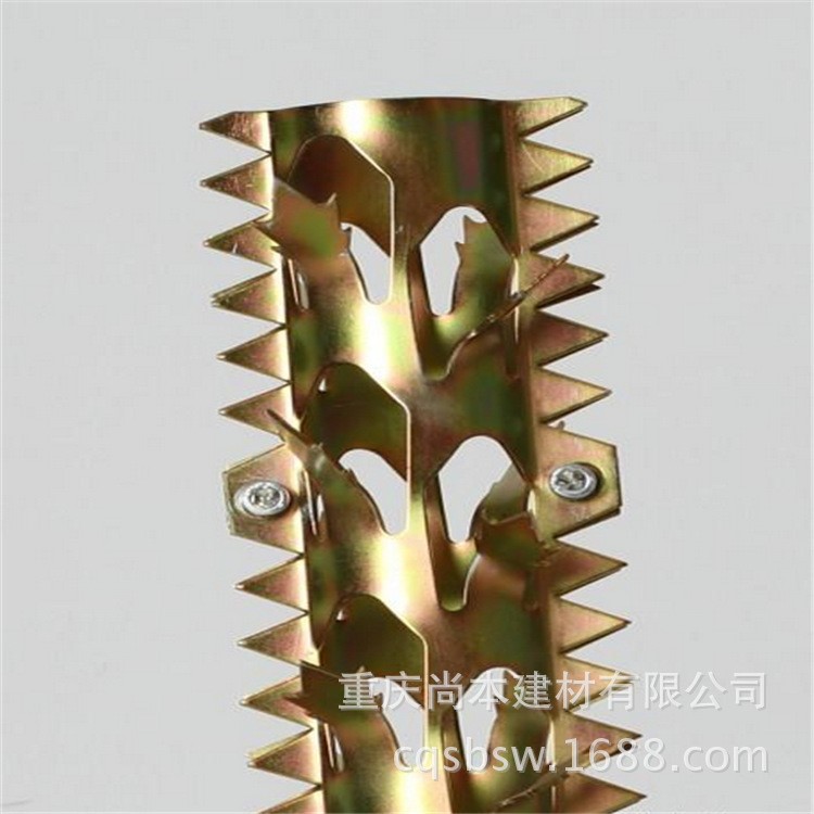 防爬刺刺釘 管道圍墻防爬刺 小區居民陽臺管道防盜刺廠家定做