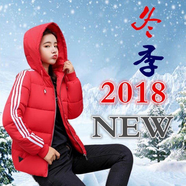 新款短款棉服女2019韩版学生装冬季保暖外套加厚连帽面小棉袄