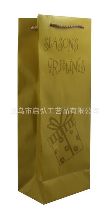 廠家承接葡萄酒紙袋  環(huán)保禮品袋紙袋 圣誕禮品酒紙袋定做