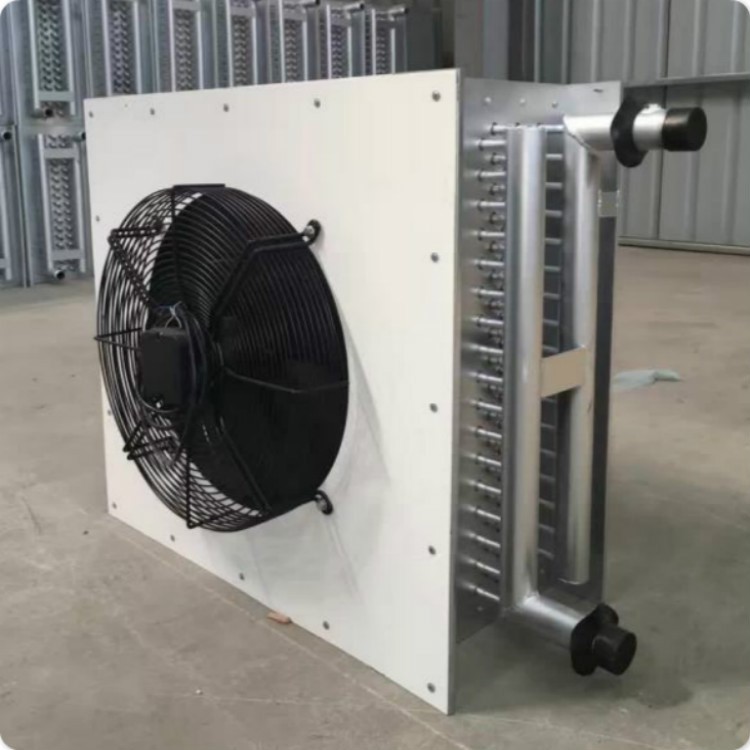 食用菌大棚保溫暖風機 園藝溫室保暖設備 果樹大棚熱水加溫風機
