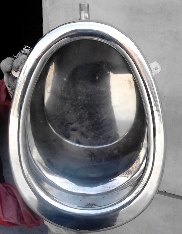 廠家供應不銹鋼掛式小便斗_304不銹鋼小便斗_環保廁具廠家直銷