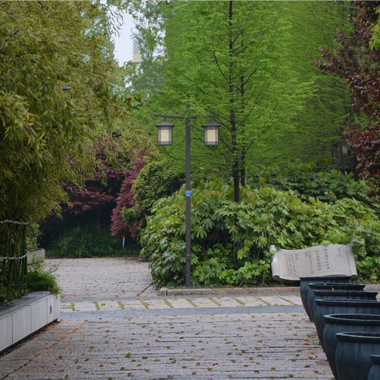 仿古中式庭院燈4米戶外公園道路燈3.5米LED庭院燈來(lái)圖定制景觀燈