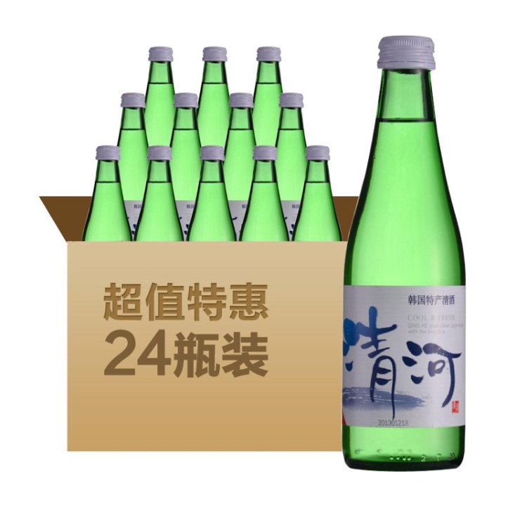 韓國(guó)樂(lè)天洋酒 清河清酒300ml*24瓶