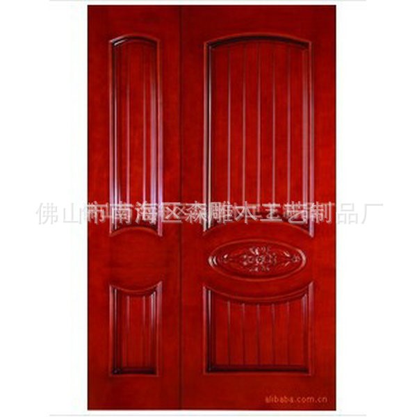 森雕整木家裝供應(yīng)實木門  室內(nèi)門 雙開門 原木門品牌