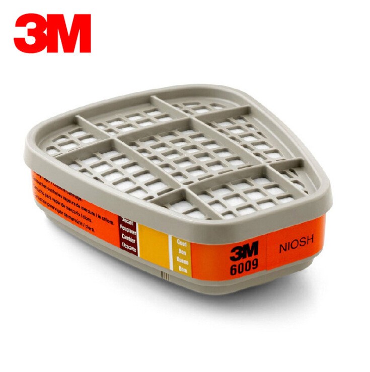 3M6009防汞蒸氣濾毒盒 3M濾毒盒防毒濾盒