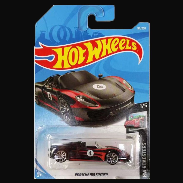 2019-94號(hào)Hotwheels風(fēng)火輪火辣小跑車 PORSCHE 保時(shí)捷918 9D批次