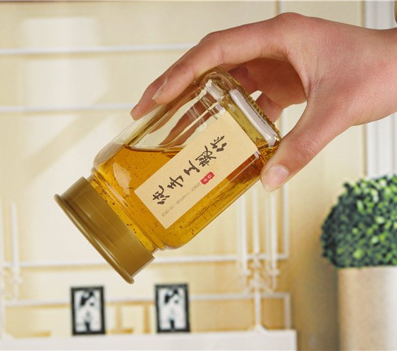 廠家批發(fā)蜂蜜瓶1000克500克裝大八角蜂蜜瓶果醬醬菜玻璃瓶