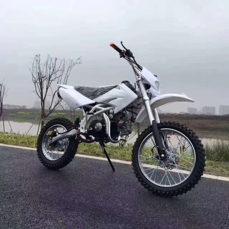 白色大飛鷹125CC越野山地車(chē)雙梁TTR成人兩路越野摩托車(chē)賽車(chē)可上牌