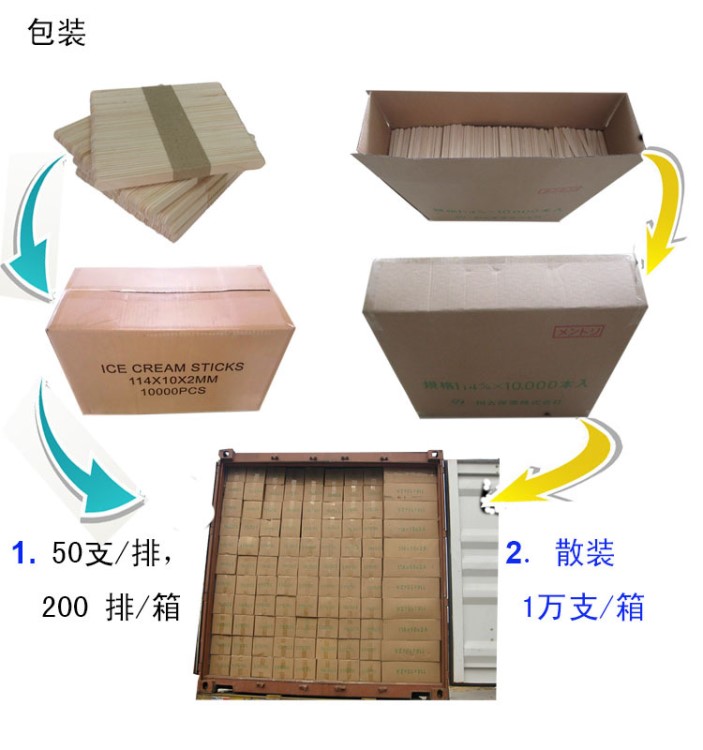 生產(chǎn)加工樺木114面曲雪糕棒，木扦子，icecream stick