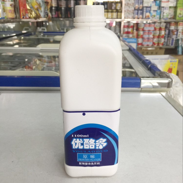 鮮活原味優(yōu)酪多乳酸飲料黑森林牛乳制品奶茶咖啡原料1.1升/瓶