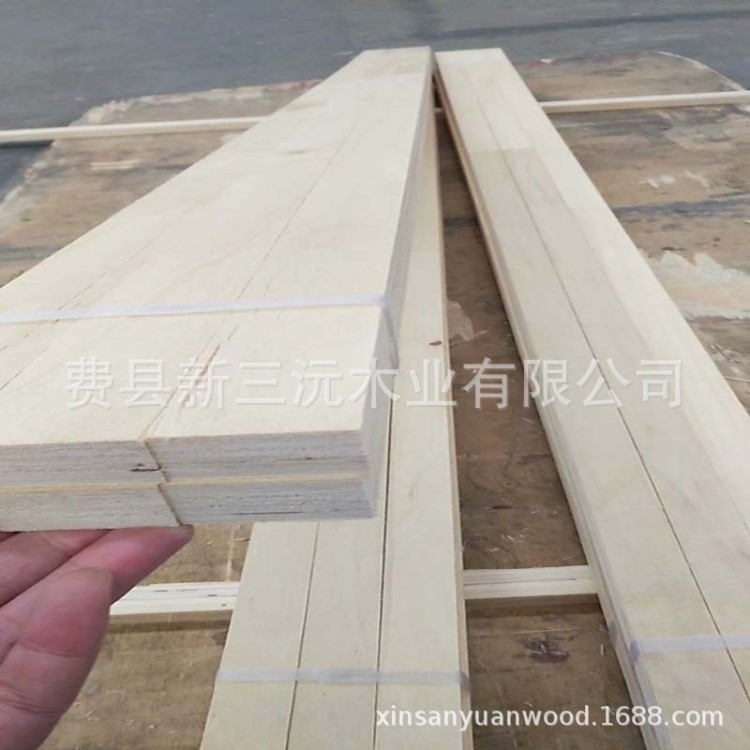 全楊木門(mén)框材LVL,無(wú)縫門(mén)框用LVL 兩面壓刨