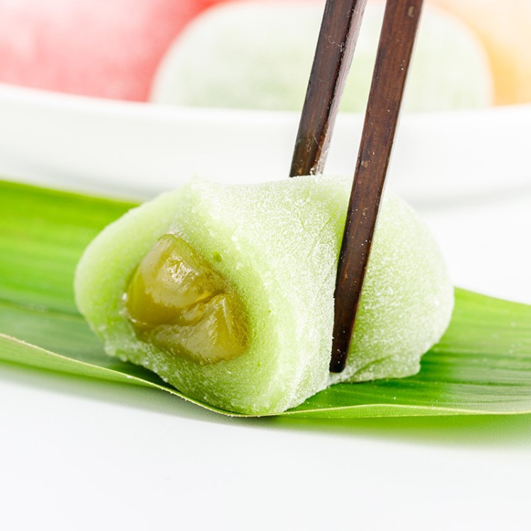 萬(wàn)壽齋 爆漿麻薯200g 彩色糕點(diǎn) 網(wǎng)紅零食批發(fā)團(tuán)購(gòu) oem貼牌代加工