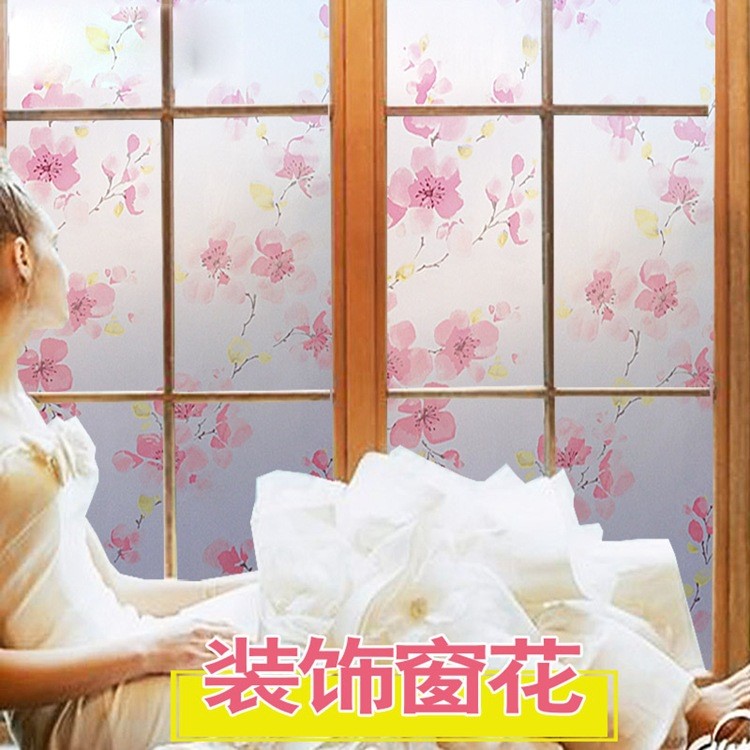 臥室貼膜貼紙家用遮光窗戶磨砂衛(wèi)生間濟(jì)寧市自粘窗紙中國大陸包郵