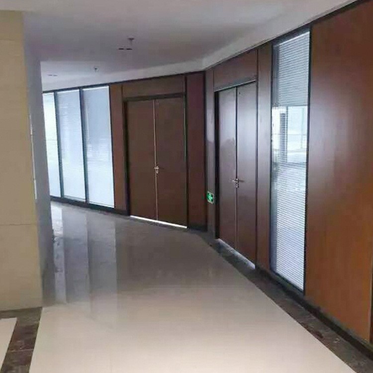 廠家直銷辦公室隔墻玻璃隔斷隔墻 鋁合金型材隔斷 生態(tài)門(mén)百葉