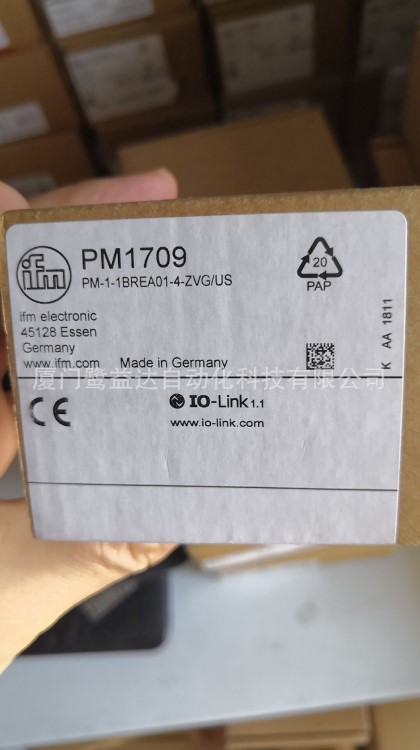 IFM易福門壓力傳感器PM1709現(xiàn)貨