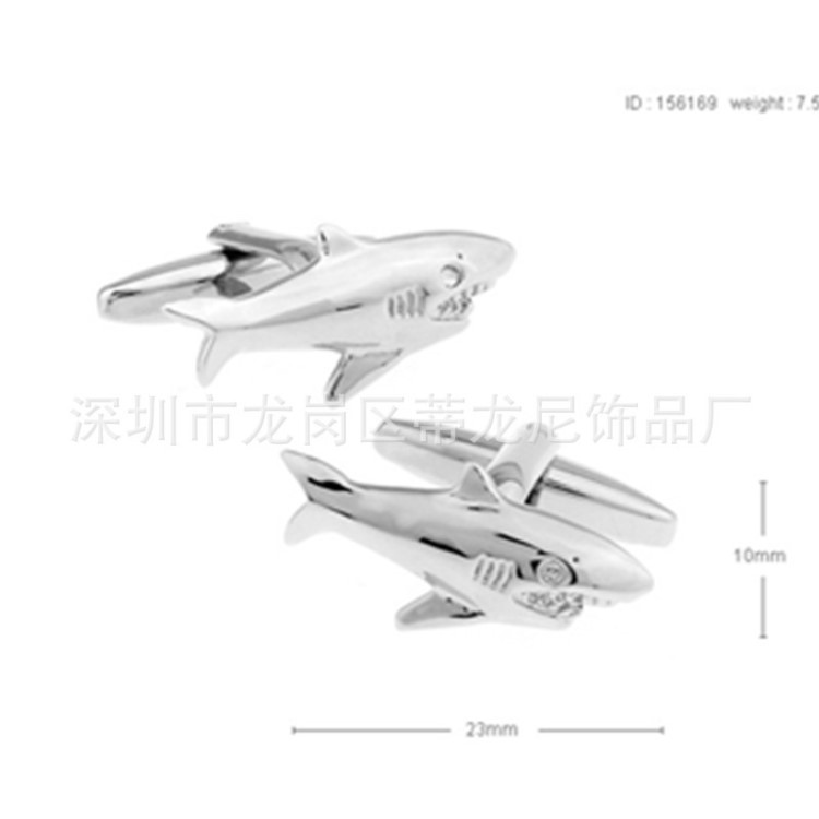 法式襯衫精品超級大白鯊袖扣 鯊魚袖口扣 鯨魚袖口鈕 工廠直批