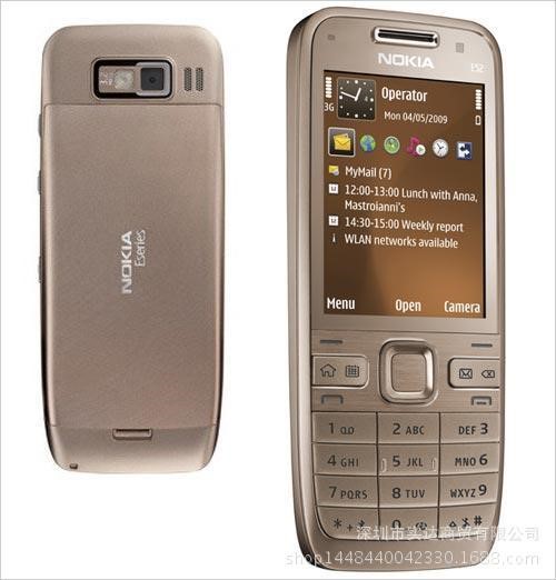 Nokia/諾基亞E52手機金屬超薄大按鍵經典直板商務塞班系統智能機