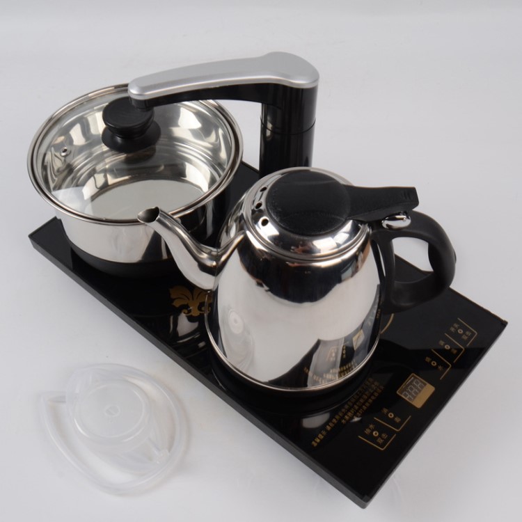 廠家直銷 茶盤套裝配件四合一快速 燒水壺電茶爐自動上水可批發