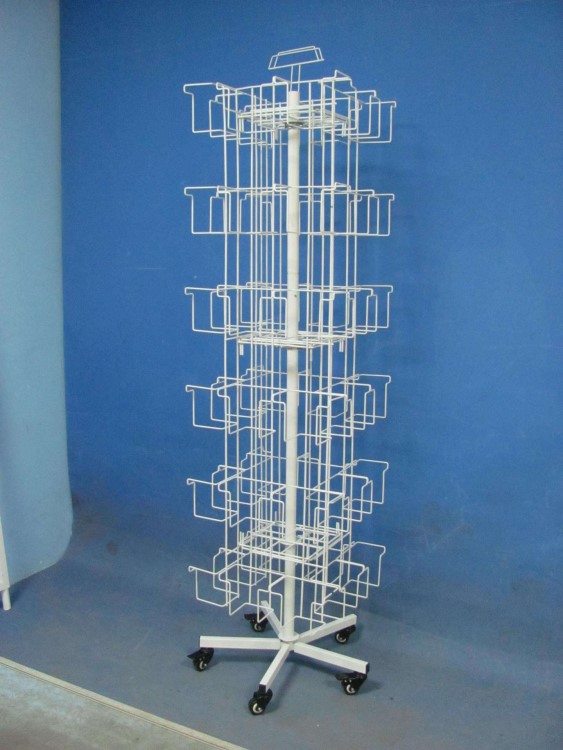 紅太陽廠家直銷 精品卡片展示架四面可貼廣告紙 禮品賀卡架