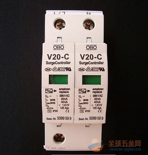 OBO V20-C/0系列40KA電源防雷模塊 V20/C電源防雷模塊 OBO防雷器