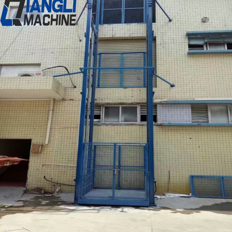 食品廠造紙廠飼料廠裝卸貨原料升降貨梯 液壓升降機 簡易實用