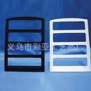 廠家直銷亞克力黑色、白色鏤空多排孔耳釘架 有機(jī)玻璃耳釘展示架
