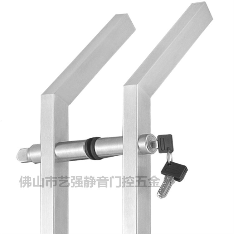 直銷品質玻璃門大拉手/木門帶鎖拉手/商店大門不銹鋼拉手鎖