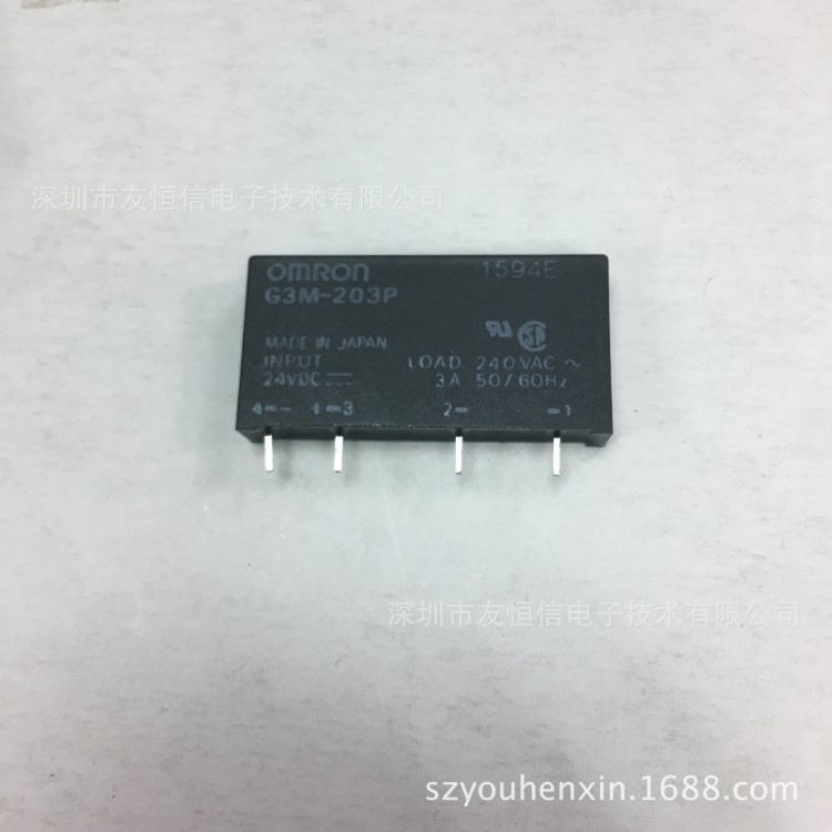 G3M-203P-24VDC原裝，假一賠十，固態(tài)繼電器電流3A