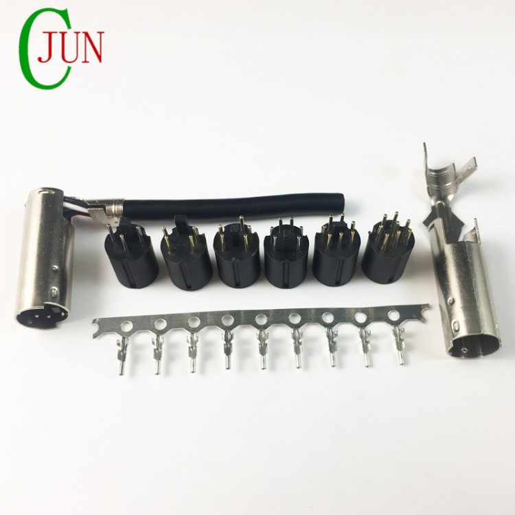 生產加工 電子元器件mini DIN3P4P5P6P7P8P 打端子式插頭插座