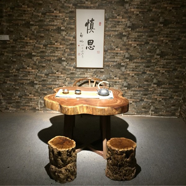 現代會議老板桌班臺烏金木餐桌胡桃木實木大板辦公桌原木紅木茶桌