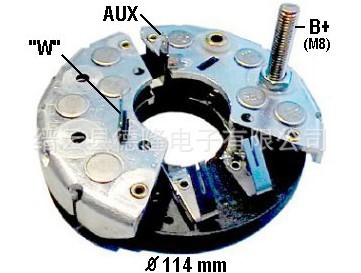 德隆電子汽車發(fā)電機(jī)二極管、雪崩管、管芯、整流橋、BOSCH-IBR308