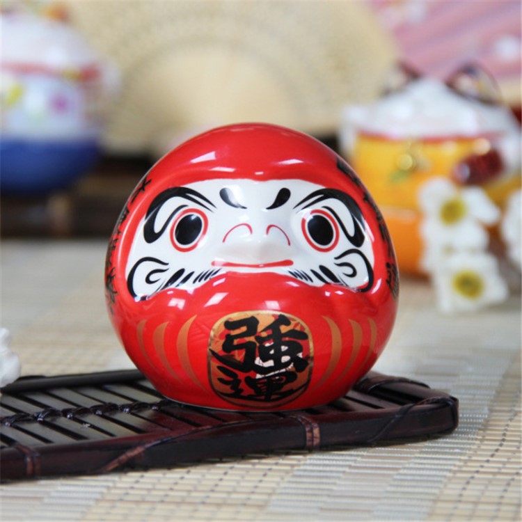 福緣達(dá)摩蛋招財(cái)強(qiáng)運(yùn)招福陶瓷工藝裝飾品存錢罐擺設(shè)擺件禮品35230