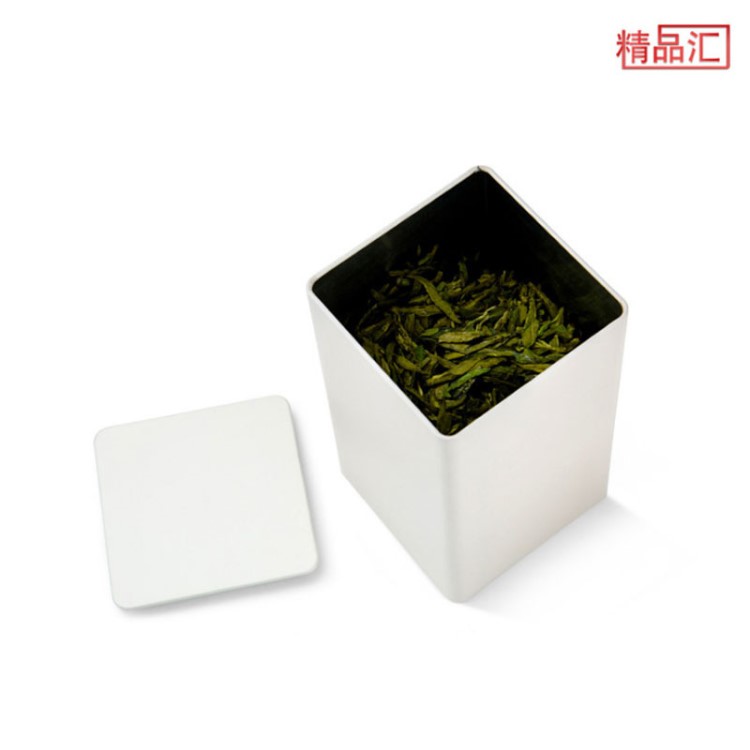 方形马口铁罐通用绿茶红茶铁观音普洱散茶储存茶叶罐防潮密封包装