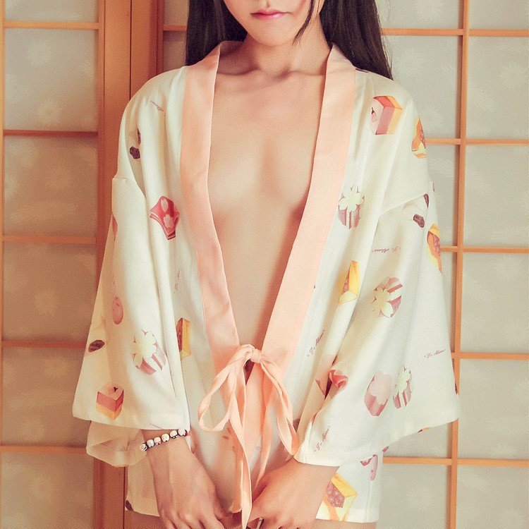 海德娜娜角色扮演日系和服軟妹學生裝浴衣夏日罩衫外套一件代發(fā)