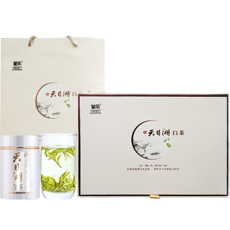 天目湖白茶2019新茶 明前特级溧阳白茶常州特产茶叶礼盒装200g