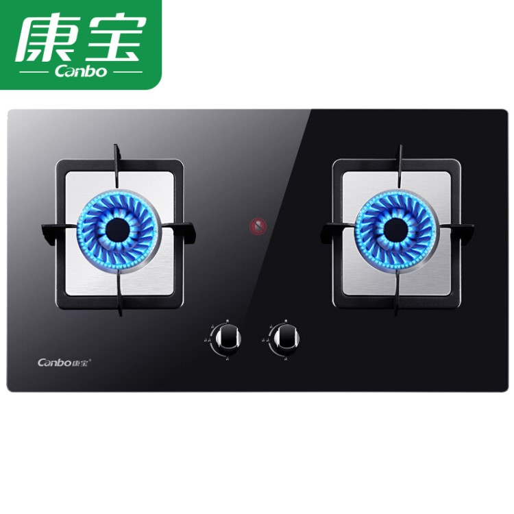 Canbo/康寶 2QB509 燃?xì)庠蠲簹庠铍p灶天然氣灶臺(tái)式家用液化氣灶具