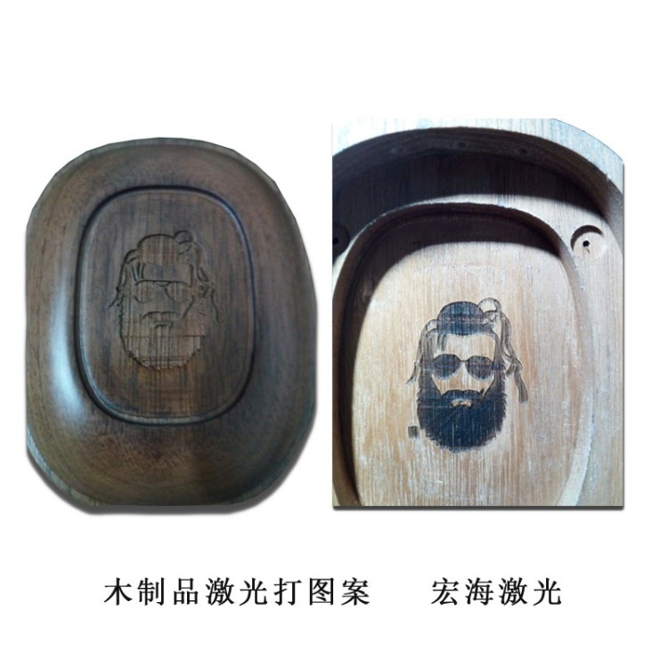 東莞黃江 激光鐳雕竹木制品 竹木餐具 竹木包裝盒圖形圖案