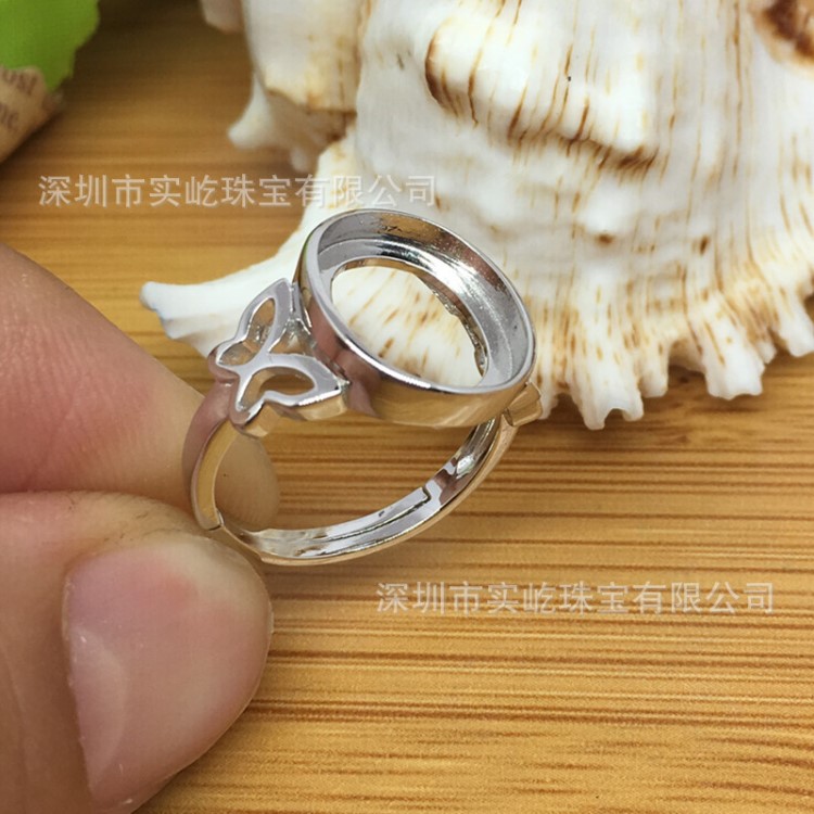 源頭廠家s925銀女戒托來圖來樣銀飾加工定制OEM貼牌定制戒指