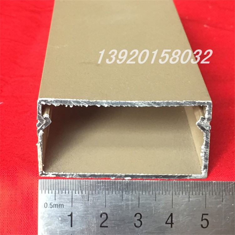 鋁合金線槽金屬線槽方線槽50*25定制噴涂特厚工業(yè)鋁型材電線電纜